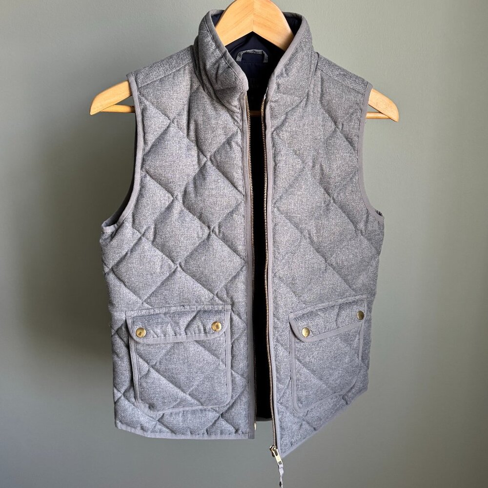 Quilted Down Vest XS